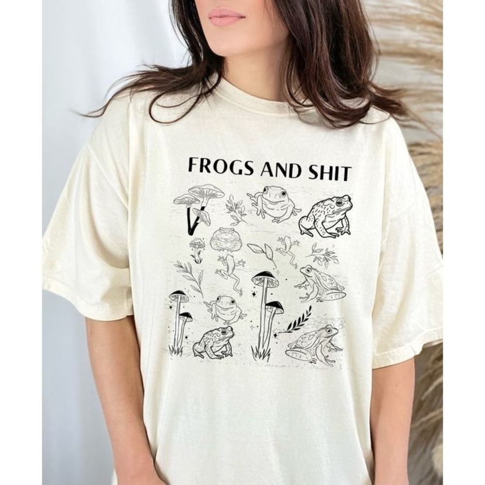 Funny Frog Shirt Toad Tshirt Goblincore Top Humour Top Funny Animal T-Shirt